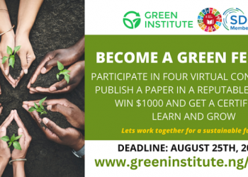 Call for Applications: Green Institute Fellows Program 2024 ( Up to $1000)