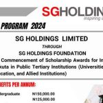 Call For Applications: SG Holdings Undergraduate Scholarship for Nigerians