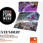 Call For Applications: FREE Retail Space at GTCO Fashion Weekend