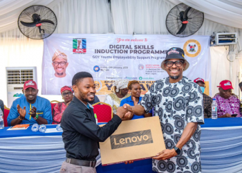Lagos Lawmaker Empowers Constituents with Business Tools and laptops for Schools