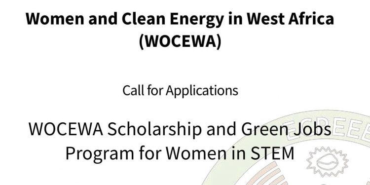 Call For Applications: Women and Clean Energy in West Africa (WOCEWA) Scholarship and Green Jobs Program 2024/2025