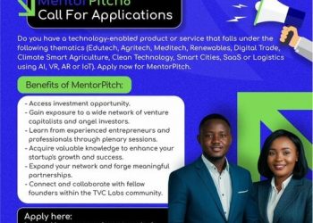Call For Applications: TVC Labs MentorPitch 8 Program for Early-Stage Startups