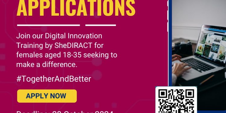 Call For Applications: SheDIRAC Digital Innovation Training for Female Entrepreneurs