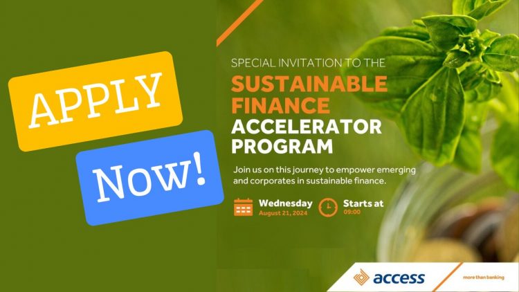 Call For Applications: Access Sustainable Finance Accelerator Program( Funding, Mentorship, Workshops and Training)