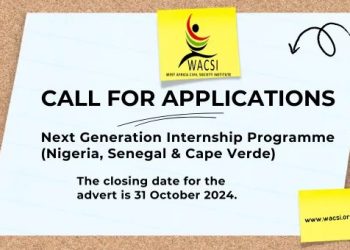 Call For Applications: WACSI Next Generation Internship Program