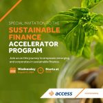 Call For Applications: Access Sustainable Finance Accelerator Program