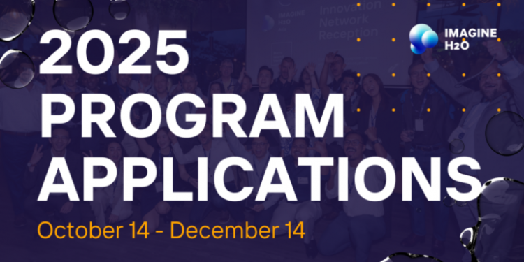 Call For Applications: Imagine H2O Accelerator 2025 for Startups