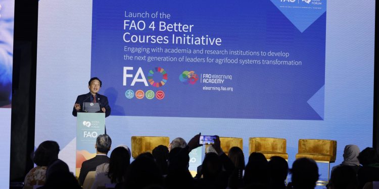 FAO Launches "Four Betters Courses" Initiative to Transform Agrifood Systems through Education and Innovation