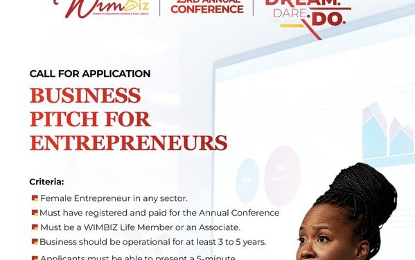 Call For Applications: WIMBIZ Business Pitch Competition 2024