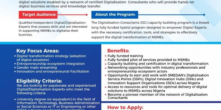 Call For Applications: GIZ-DTC Digitalization Consultants Capacity Building Program For MSMEs in Nigeria