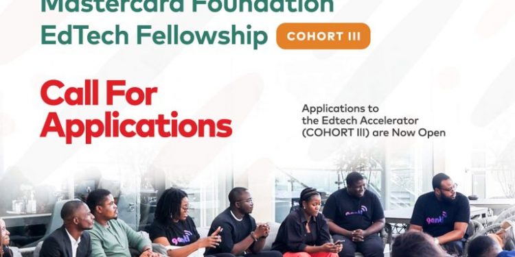Call For Applications: CcHUB and Mastercard Foundation EdTech Fellowship Cohort 3 ($100k in equity free funding)