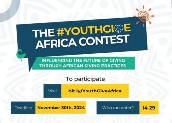Call For Applications: Giving Tuesday #YouthGive Africa Contest 2024 (up to $1,500)