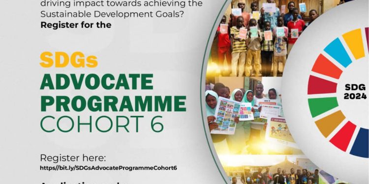 Call For Applications: Sustainable Development Goals (SDGs) Advocate Program Cohort 6