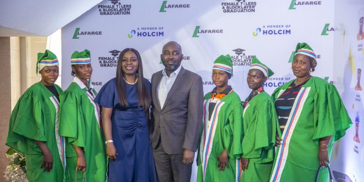 Lafarge Africa Empowers 40 Women with Tiling and Block Making Skills