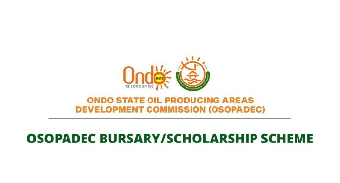 Call For Applications: Ondo State OSOPADEC Scholarship Scheme For Nigerian Students 2024