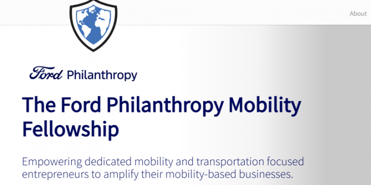 Call For Applications: The Ford Philanthropy Mobility Fellowship (fully-funded)