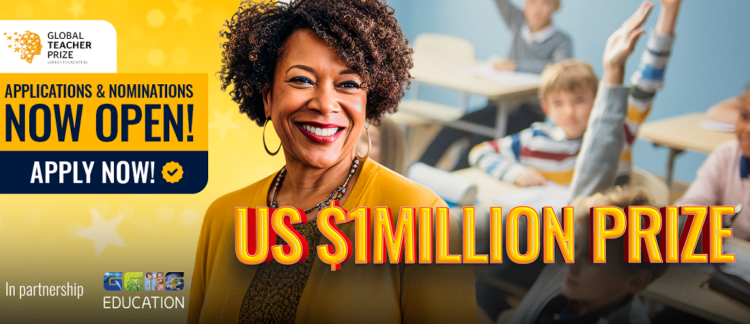 Call For Applications: Varkey Foundation Global Teacher Prize 2024 ($1 Million Award)