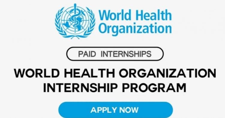 Call for Applications: WHO Internship Program