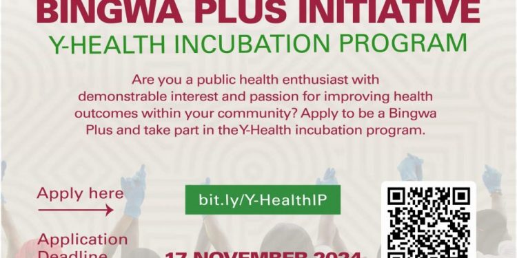 Call for Applications: Bingwa PLUS Initiative Y Health Incubation Program 2025 ( 3000 Grants)