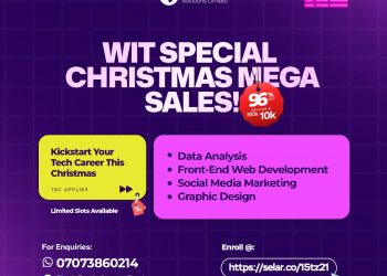 Call For Applications: Coriftech Solution Limited WIT Special Christmas MEGA SALES! (96% Discount on Tech Skills Training)