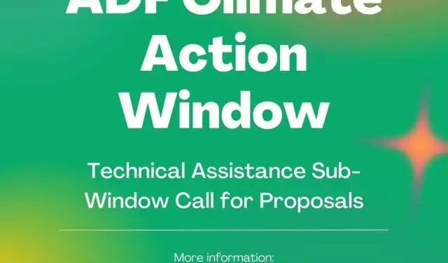 Call For Applications: African Development Fund ( ADF ) Climate Action Window : 2025