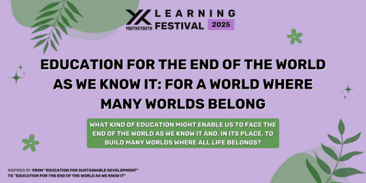 Call For Applications: YouthxYouth Learning Festival Cafe Experience 2025