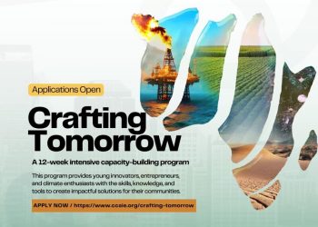 Call For Applications: Crafting Tomorrow Program (12 weeks intensive Trainings For Young Innovators, Entrepreneurs, and Climate Enthusiasts )