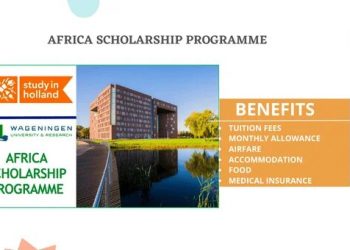 Call For Applications: Africa Scholarship Program in Netherlands 2025 (Covers Travel to and from The Netherlands, Living allowance, Tuition fee, Visa costs, and health insurance)