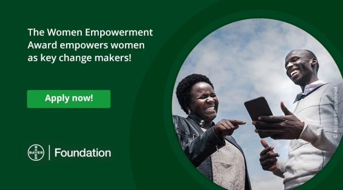 Call For Applications: Bayer Foundation Women Entrepreneurs Award (€25,000 cash prize)