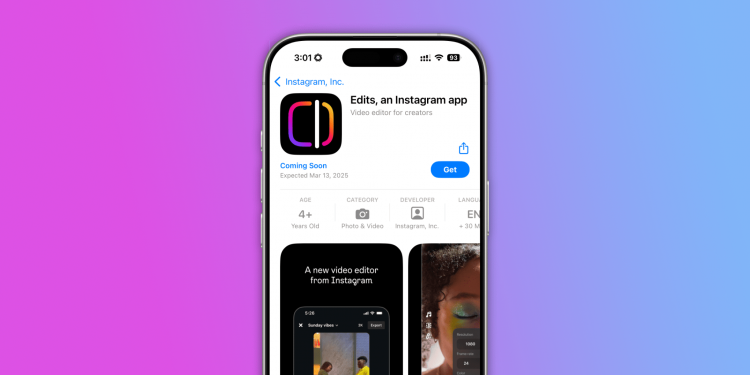 Meta to Launch AI-driven App “Edits” to Compete with CapCut