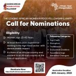 Call For Nominations: Leading African Women in Food Fellowship