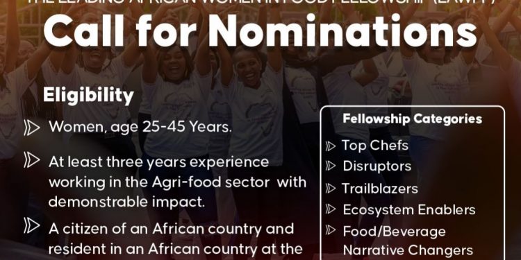Call For Nominations: Leading African Women in Food Fellowship