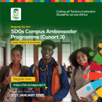 Call For Applications: SDGs Campus Ambassador Program (Lead, Impact and Innovate) 10-week leadership program for students