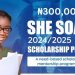 Call For Applications: CKF SHE Soars Scholarship For Nigerians 2025 (Up to N300,000 )