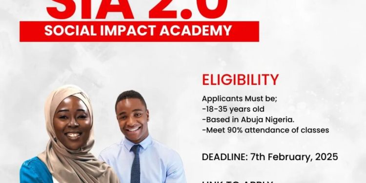 Call For Applications: Social Impact Academy (SIA) For Nigerians