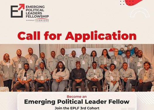 Call For Applications: The Bridge Leadership Foundation Emerging Political Leaders Fellowship 2025 for Young Nigerians
