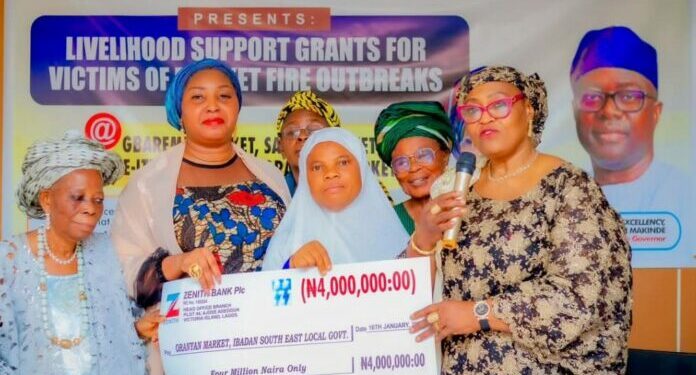 Oyo State Disburses N20 Million Grants to Fire Victims