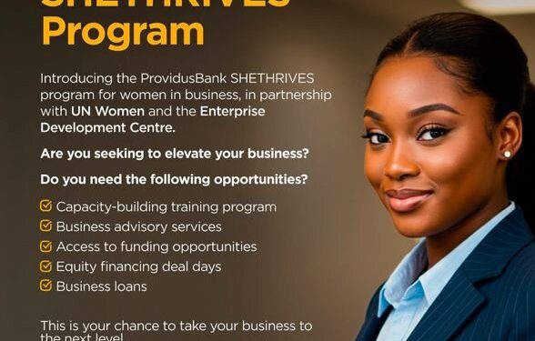 Call For Applications: Providus Bank SheThrives Program For SMEs in Nigeria