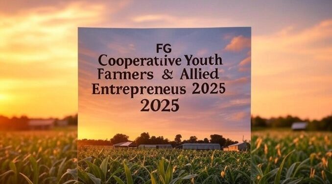 Call For Applications: FG Cooperative Youth Farmers & Allied Entrepreneurs Program 2025 (Training, Mentorship, and Grants)