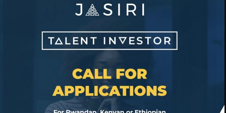 Call for Applications: The Jasiri Talent Investor Program (Cohort 8) for young East African Entrepreneurs (Fully Funded)