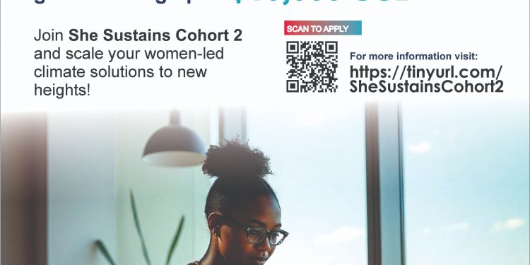 Call For Applications: She Sustains Cohort 2 ( Up to $10,000 USD Grant)