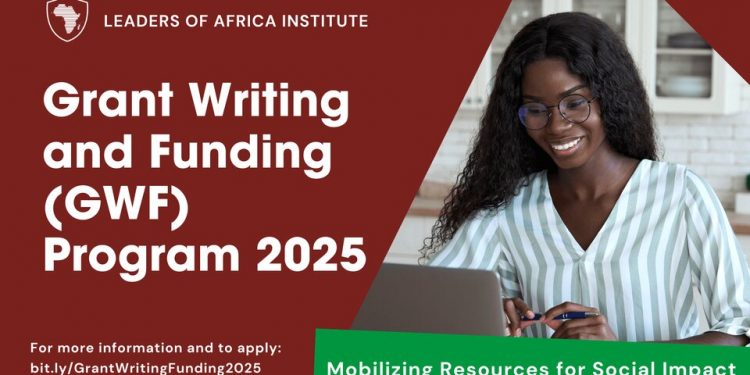 Call for Applications: The Leader of Africa Institute Grant Writing and Funding (GWF) Program 2025