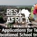 Call for Applications: RES4Africa Academy Technical and Vocational School 2025 for Africans (Scholarships Available)