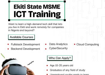 Call For Applications: Ekiti State Government MSME ICT Training