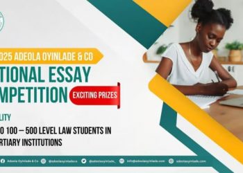 Call For Applications: Adeola Oyinlade National Essay Competition 2025