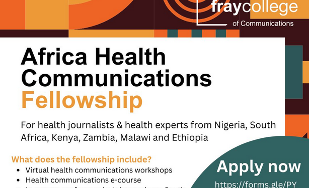 Call For Applications: Africa Health Communications Fellowship 2025
