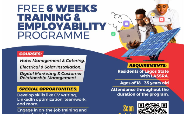 Call For Applications: LSETF/KTI Free 6 Weeks Training & Employability Program