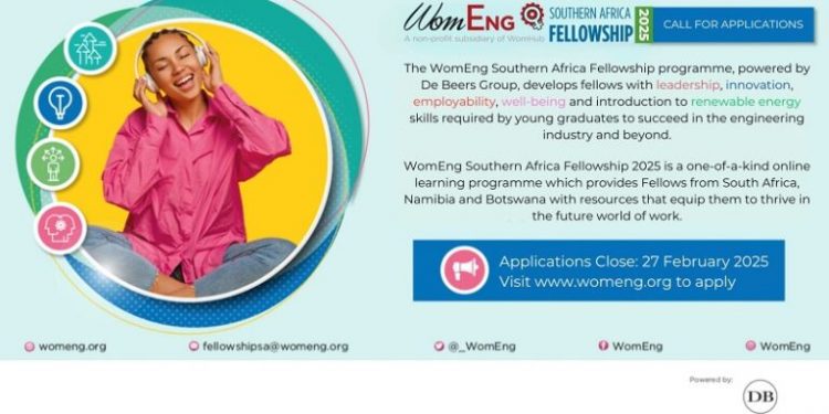 Call For Applications: WomEng Southern Africa Fellowship 2025