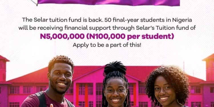 Call For Applications: Selar Tuition Support Project For Nigerians