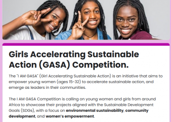 Call For Applications: Girls Accelerating Sustainable Action (GASA) Competition 2025